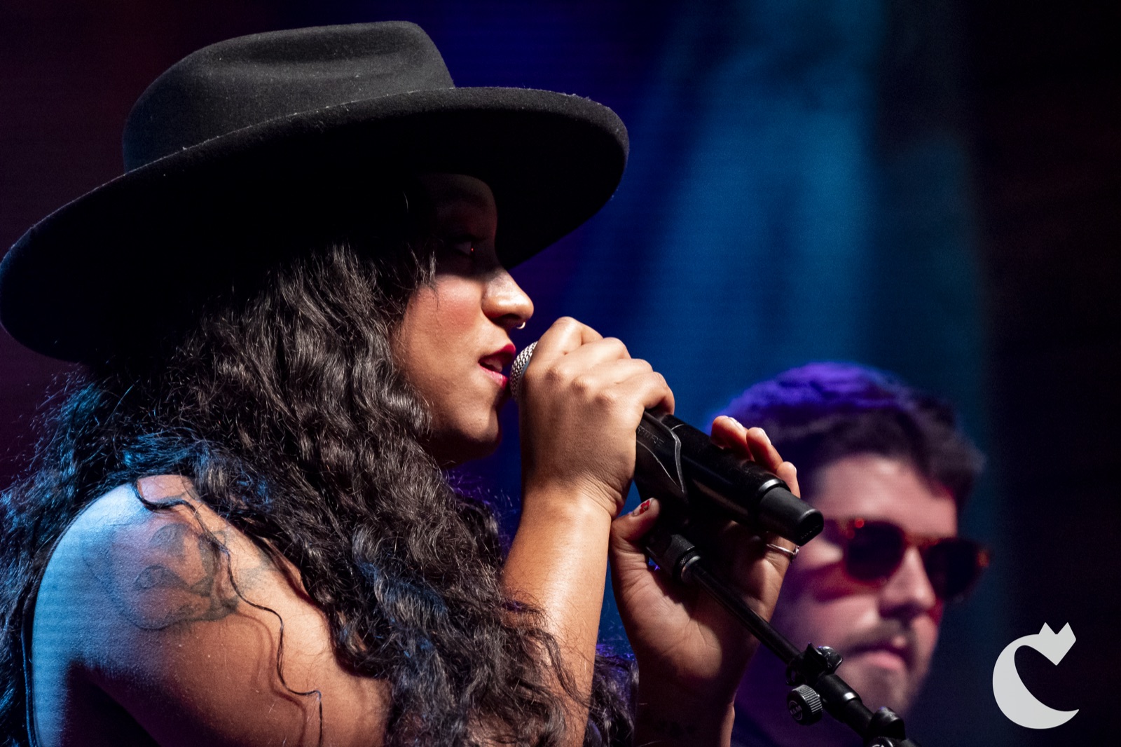 Vocalist performing in The Cypress