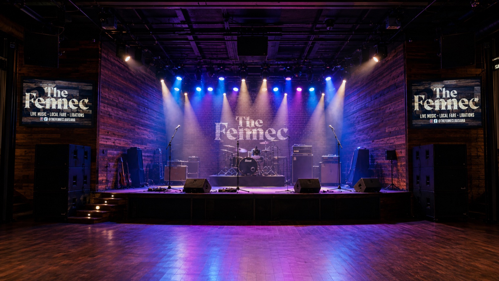 The Fennec Main Stage — ready for the show